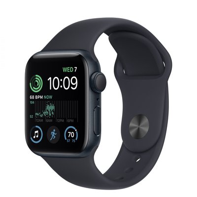 Смарт-годинник Apple Watch SE 2 GPS 40 mm Midnight Aluminum Case with Midnight Sport Band (MNJT3)  se240 фото