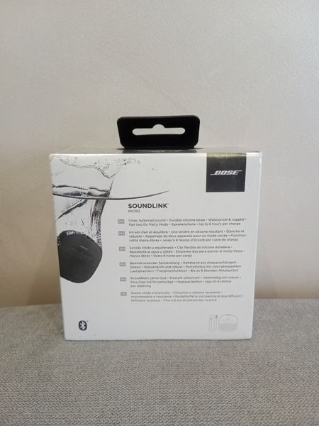 Портативна колонка Bose SoundLink Micro Black microb фото