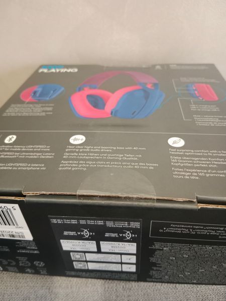 Навушники Logitech G435 LIGHTSPEED Blue (981-001062) G435Blue фото