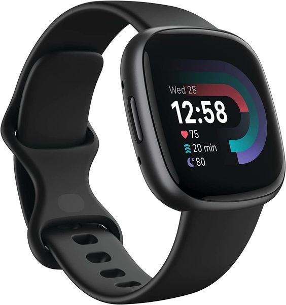 Смарт-годинник FITBIT by Google Smartwatch Versa 4 Black/Graphite versa4black фото