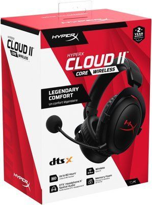 Навушники з мікрофоном HyperX Cloud II Core Wireless Black cloud2 фото