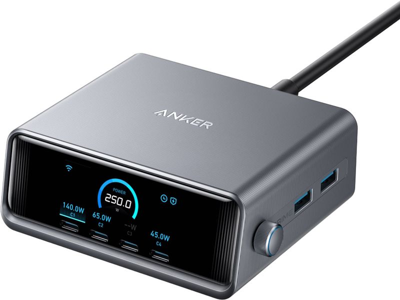 Зарядний пристрій ANKER Prime Charger 250W 6 Ports GaNPrime !ОЧІКУВАННЯ 7ДНІВ! prime250w фото