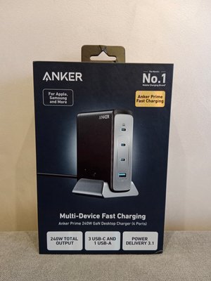 Зарядний пристрій ANKER Prime 240W GaN Desktop Charger prime240w фото