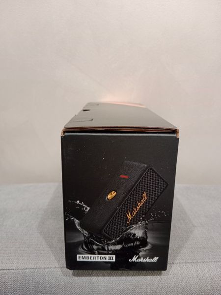 Колонка Marshall Emberton III Black and Brass (1006884)  ember3 фото