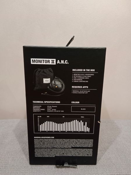 Навушники Marshall Monitor II A.N.C !OPEN BOX! marsh2 фото