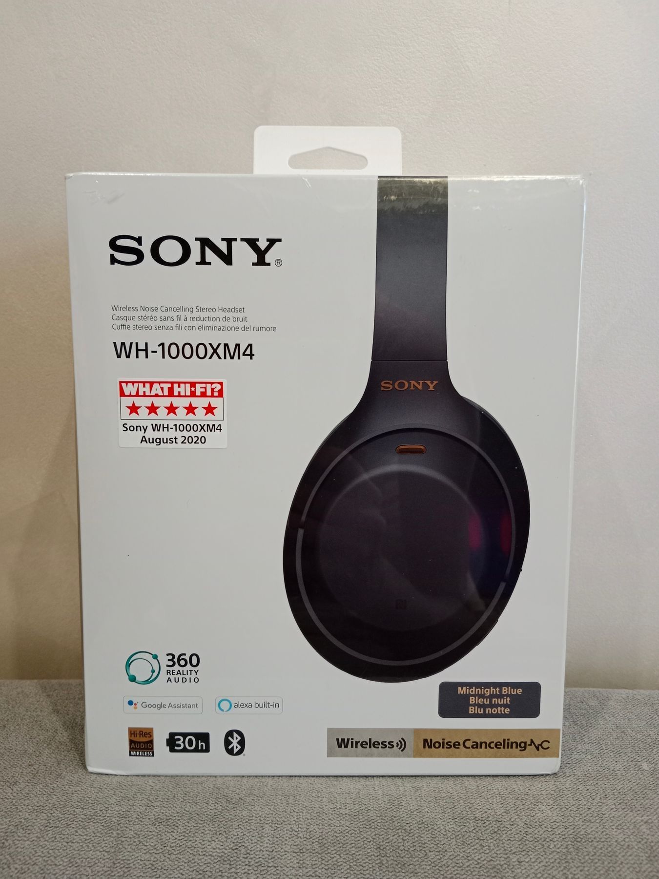 Купить Наушники Sony WH-1000XM4 Midnight Blue 1106 в интернет