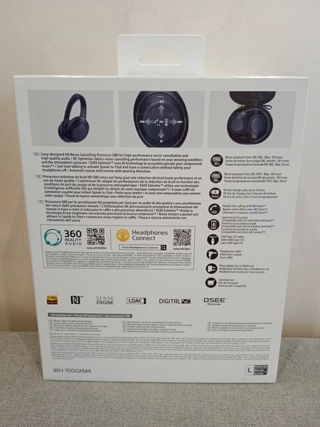 Навушники Sony WH-1000XM4 Midnight Blue 1106 фото