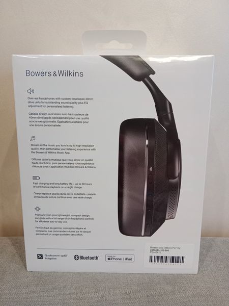 Навушники Bowers & Wilkins PX7 S2 Black PX7B фото