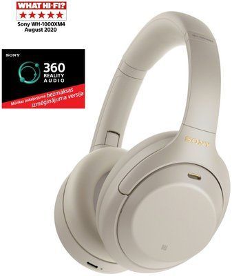 Навушники Sony WH-1000XM4 Silver (WH1000XM4S) xm44 фото