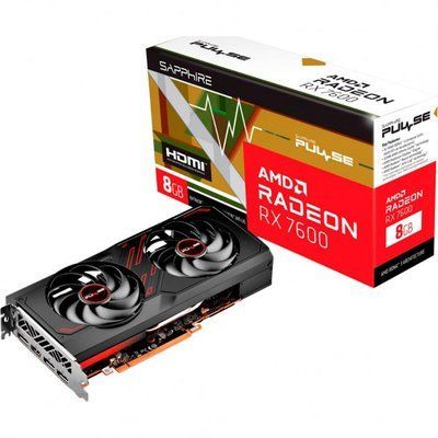 Відеокарта Sapphire Radeon RX 7600 8GB PULSE (11324-01-20G) RX7600 фото