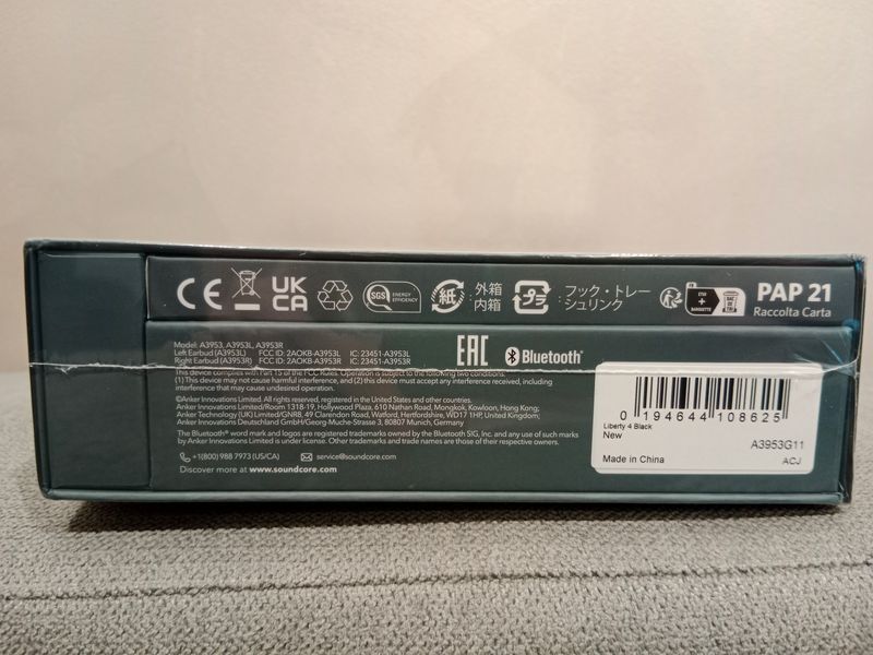 Навушники Anker Soundcore Liberty 4 Black (A3953G11) liberty4b фото