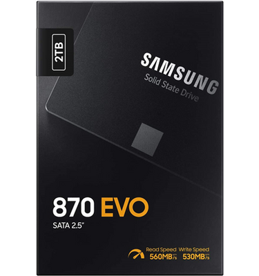 Накопичувач SSD Samsung 870 EVO MZ-77E2T0B/EU 2 ТБ EU 870evo2tb фото
