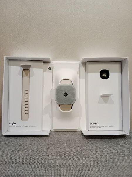 Смарт-годинник Fitbit Sense 2 Lunar White/Platinum (FB521SRWT) !OPEN BOX! Sense2Lunar фото