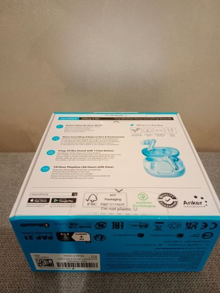 Навушники Anker SoundCore Liberty 4 NC Light Blue (A3947G61) Liberty4Blue фото