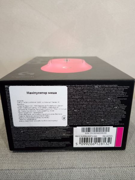 Миша бездротова ігрова Logitech G Pro X Superlight 2 DEX LightSpeed Pink (910-007373)  dexpink фото